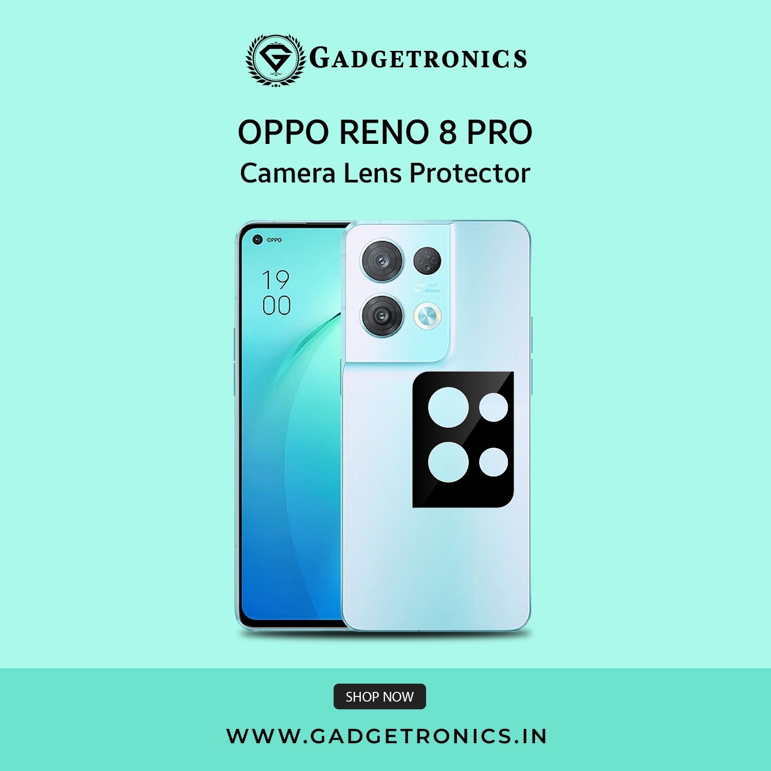 OPPO RENO 8 PRO TEMPERED GLASS CAMERA LENS PROTECTOR STICKER